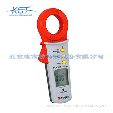 美国MEGGER DCM305E漏电钳表 测量RCD意外跳闸的电路中漏电电流
