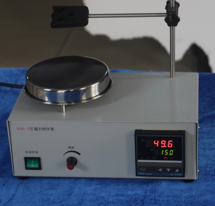 山东电讯七厂 CL85 - 2 型磁力搅拌器，100 - 1500ml 搅拌容量，精准控温