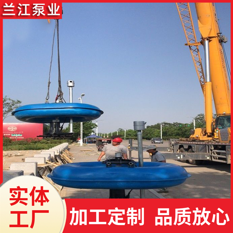 离心式浮筒曝气机 潜水增氧机 氧化塘用设备 兰江泵业