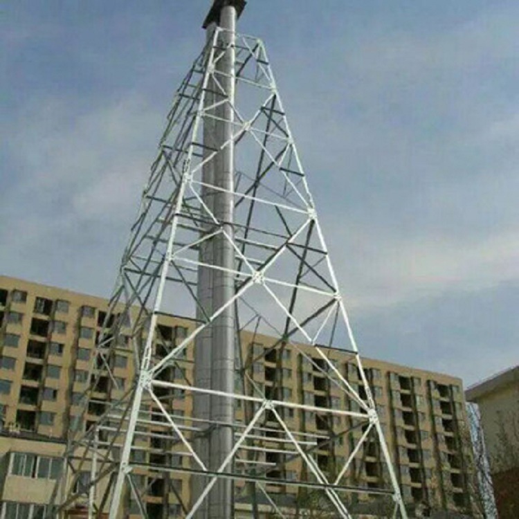 钢结构烟囱铁塔火炬塔兆宇烟筒井字架工业烟筒铁塔
