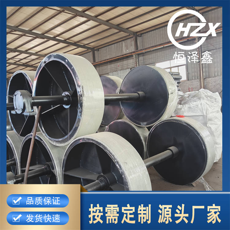 压带轮 矿用 皮带机 橡胶圈 不锈钢 缓冲托辊 规格齐全