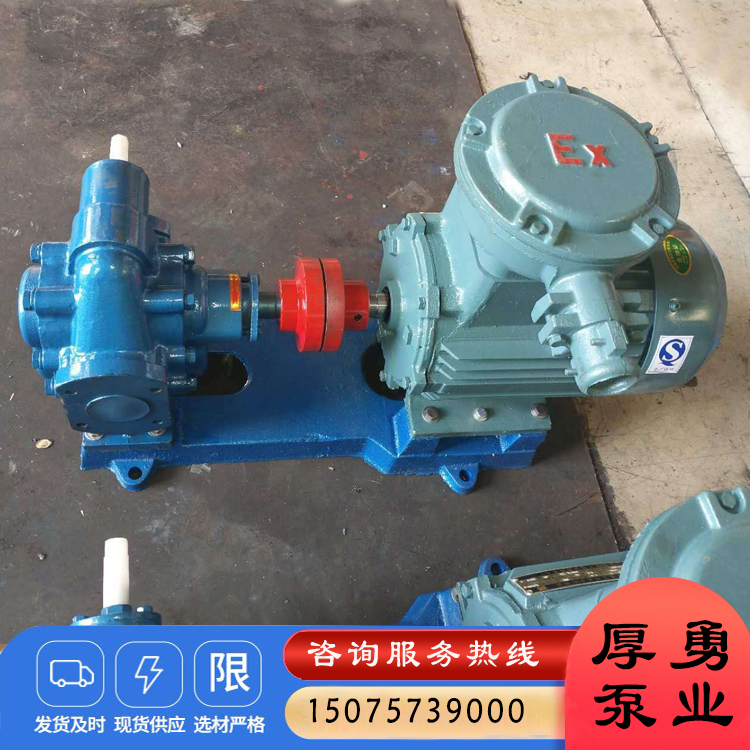 KCB200高粘度泵 KCB55齿轮转子泵 自吸式高温齿轮油泵 结构简单紧凑