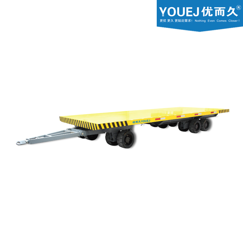 优而久15-100吨重载型平板拖车