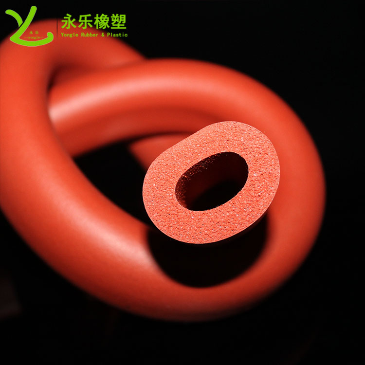发泡硅胶管 细孔发泡防水减震挤出无气味