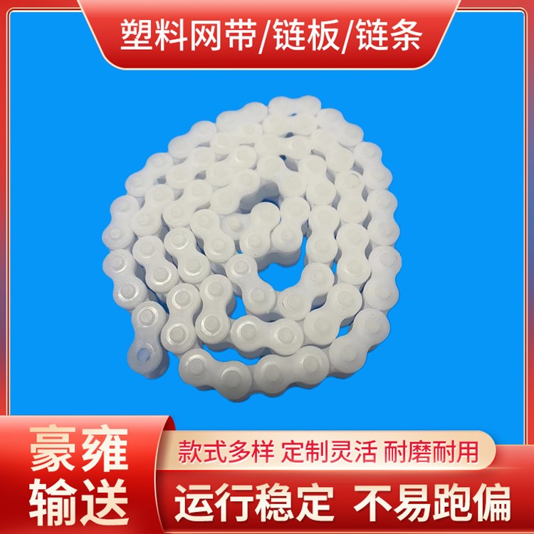 塑料滚子链条 塑料输送链 节距12.7输送链