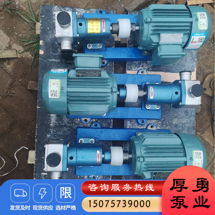 NCB1.8/0.5不锈钢内啮合齿轮泵 高粘度转子泵 输送沥青泵
