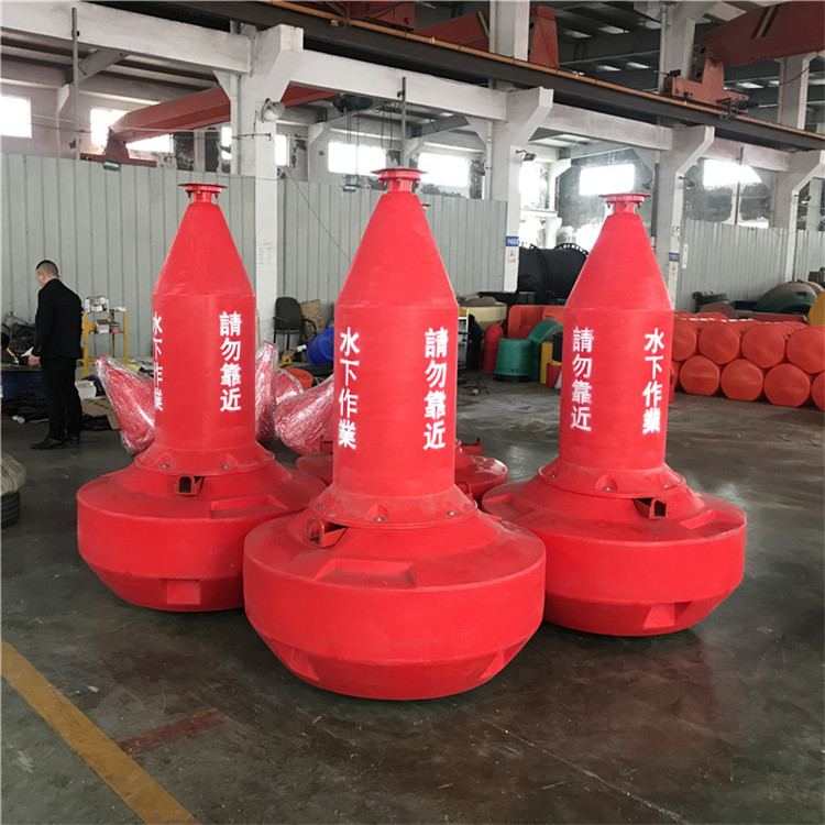 水上定位塑料浮标  标示碍航物浮标  警告人工标志航标