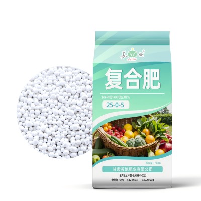 复合肥料 NPK含量 25-0-5 黑色颗粒有机肥40KG