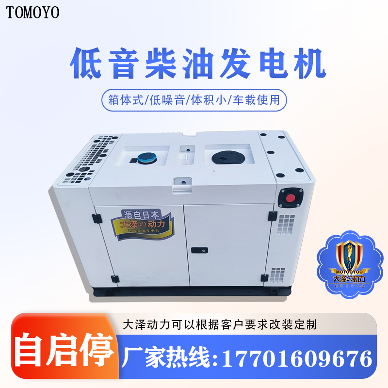 大泽动力 高原用12KW柴油发电机 TO16000ET-V 工程施工用