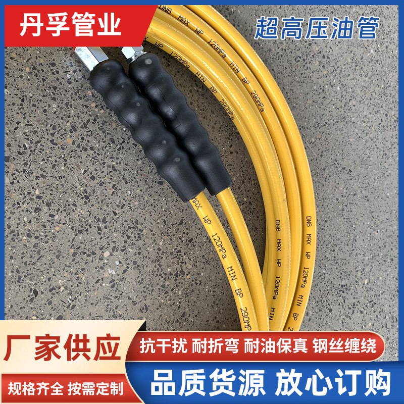 千斤顶液压油管定制 高压树脂软管 丹孚尼超高压油管