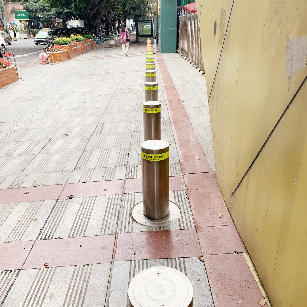 可移动拆卸式路桩  学校小区单位门口升降柱 停车场升降柱