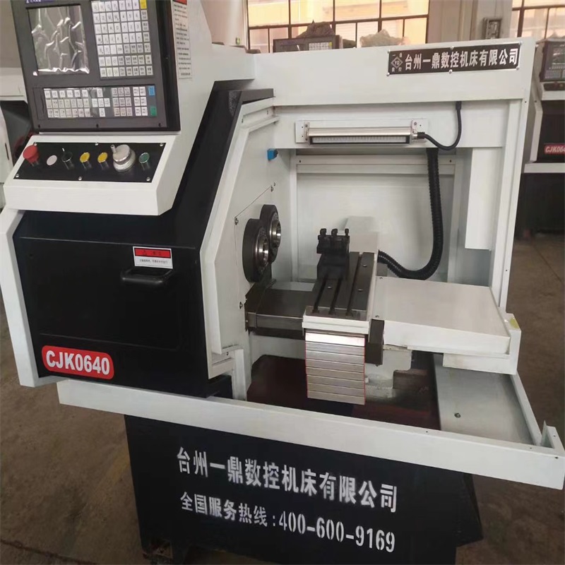 一鼎数控 双头数控机床cjk0640小型车床加工各种螺纹