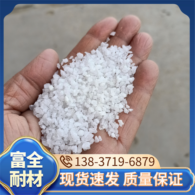 高温煅烧白刚玉 喷砂除锈研磨用氧化铝磨料 耐磨性优异 富全