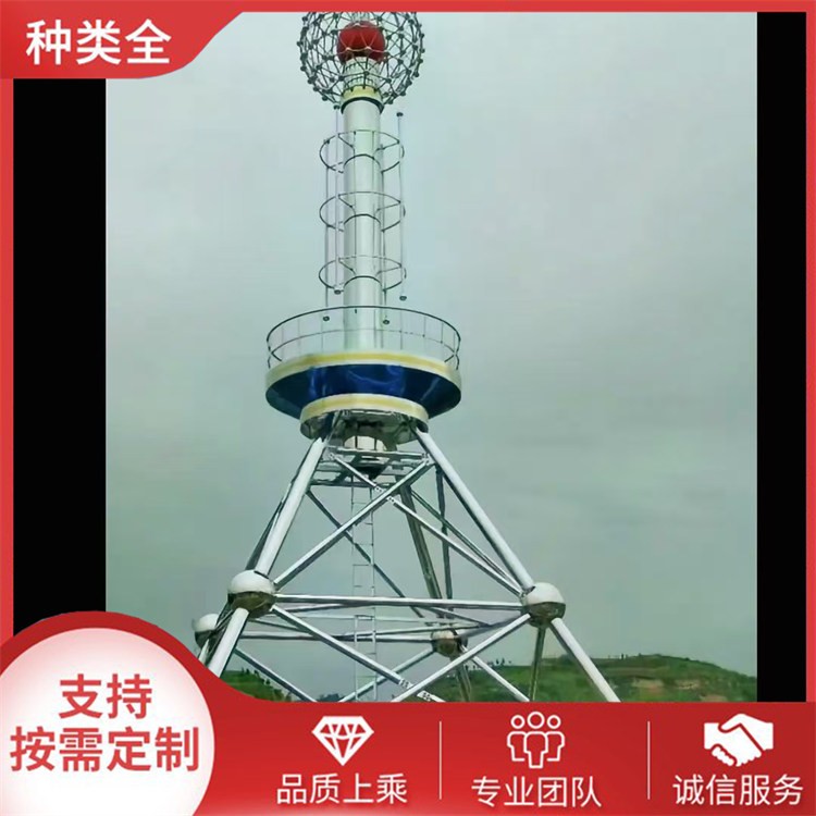 多功能装饰塔 集照明监控一体 实用美观兼具