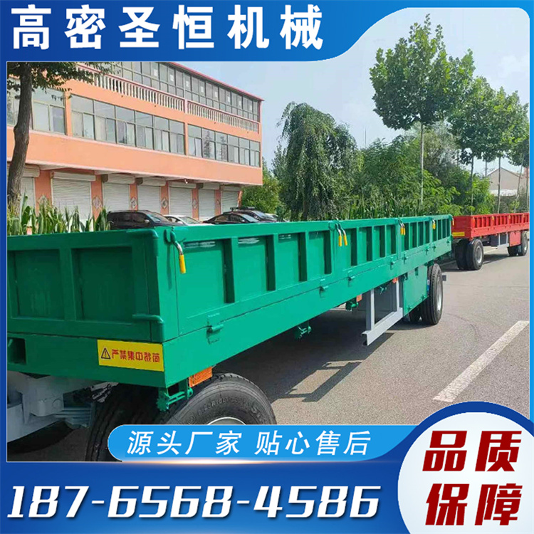平板拖车 厂区平板拖车 规格齐全