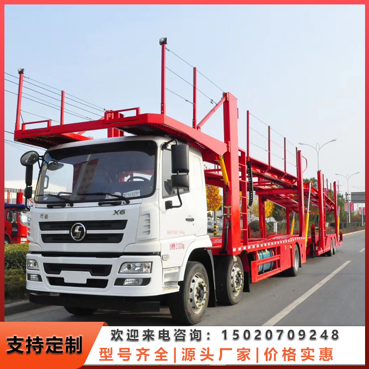 6位标准骨架轿运车 伸缩动作平稳 可灵活装载不同车型 瑞郓达