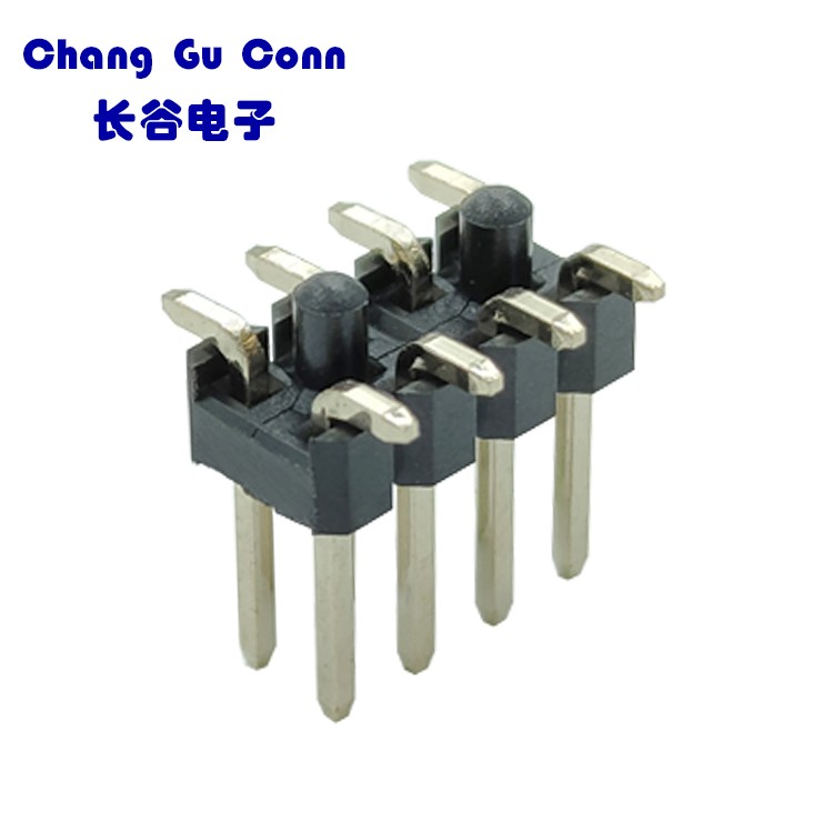 2.54MM间距双排双塑排针 执行器之间的连接，用于工业机器人内部各控制板