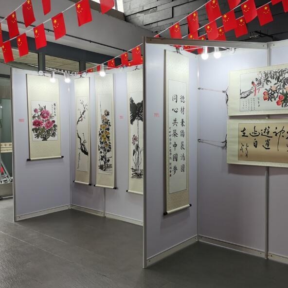 北京会展摊位展板出租画展酒店展览挂画布置用展览展墙租赁厂家