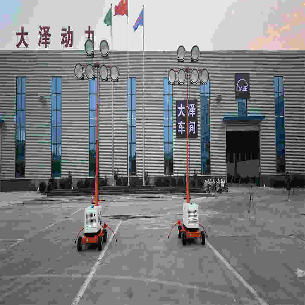 大泽动力6千瓦移动照明灯塔TO7100ET工地基站发电照明