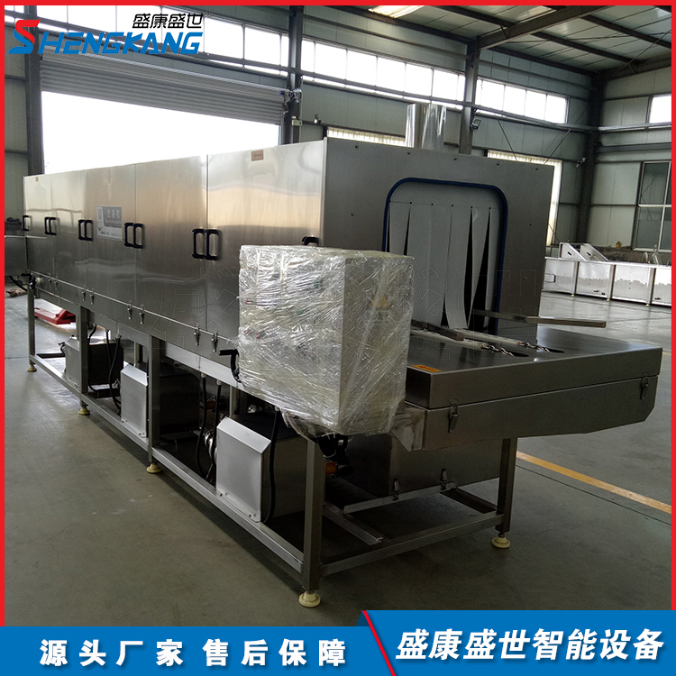 水果箱蔬菜筐洗筐机 全自动周转盘塑料箱清洗设备