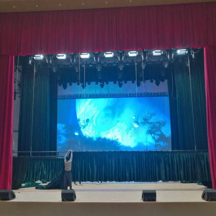 定做电动舞台幕布 鑫艺诚制作设计 升降平开开合方式