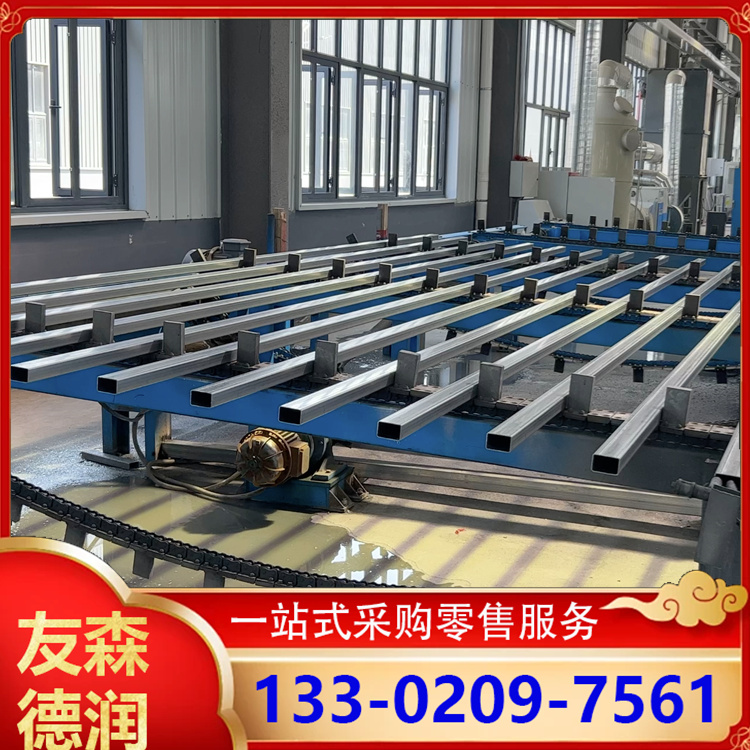 锌铝镁方管 方矩管厂家 S350镀锌矩形钢管 石化工程用 品种全发货快