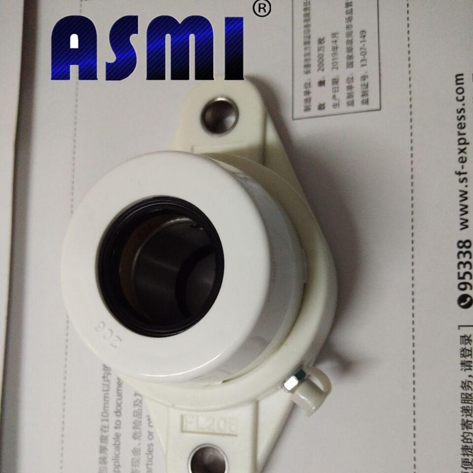 菱形塑料轴承座不锈钢轴承 无锡ASMI品牌塑料轴承厂家 型号SSUC SSBFLPL205 SSBFLPL206