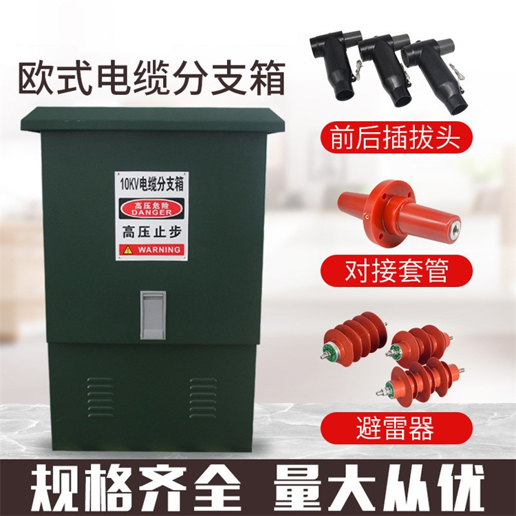 欧式35KV高压电缆分支箱一进二出不锈钢对接箱室外防水DFW-12