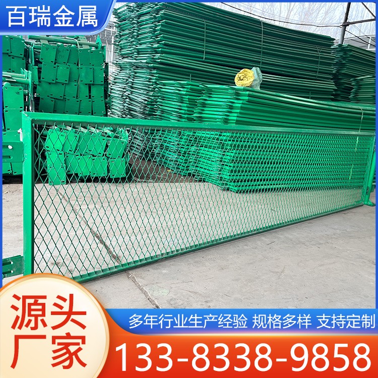 高速公路防眩网 菱形孔钢板网 中间隔离网桥梁防眩目护栏网