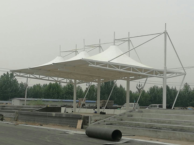学校操场看台雨棚品质原材