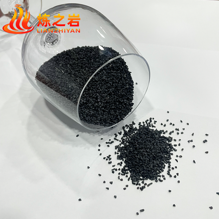 炼之岩供应各种粒度黑刚玉 不锈钢件研磨抛光专用