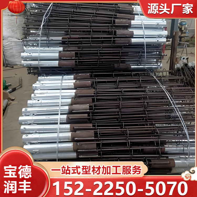 光伏螺旋地桩 钢筋灌注桩 热镀锌工艺 不易生锈