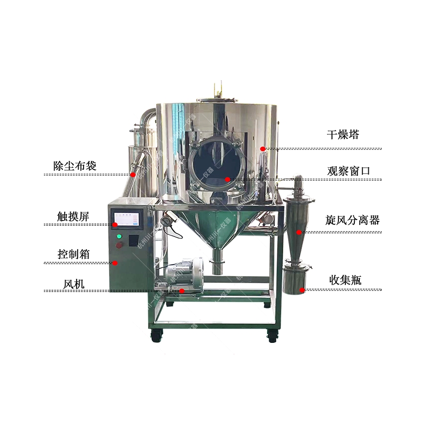 实验室喷雾干燥机CY-5000YT 喷雾造粒机 多物料混合干燥设备