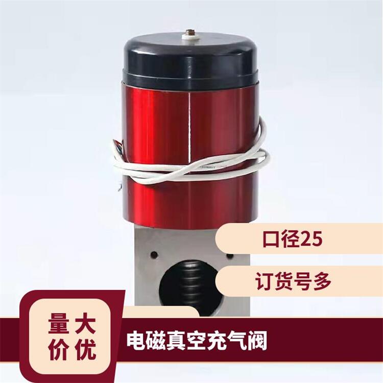 电磁真空带充气阀 法兰/快卸真空机械泵匹配电磁阀