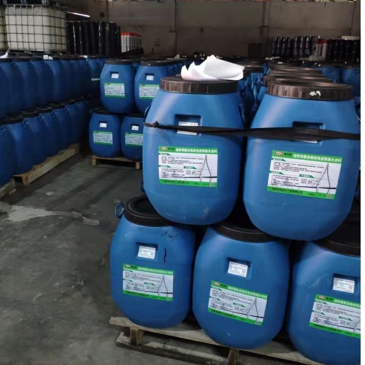 嘉佰丽10年专注生产道桥用聚合物改性沥青防水涂料 桥面防水专用