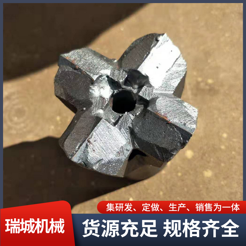 厂家出售十字钻头 开山隧道地质岩石矿用开堵眼机钻头