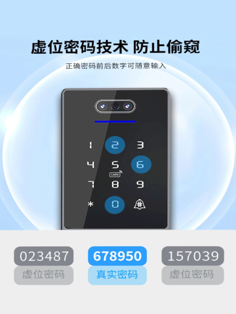 人脸门禁机刷卡指纹门禁控制器蓝牙手机APP智能门禁锁