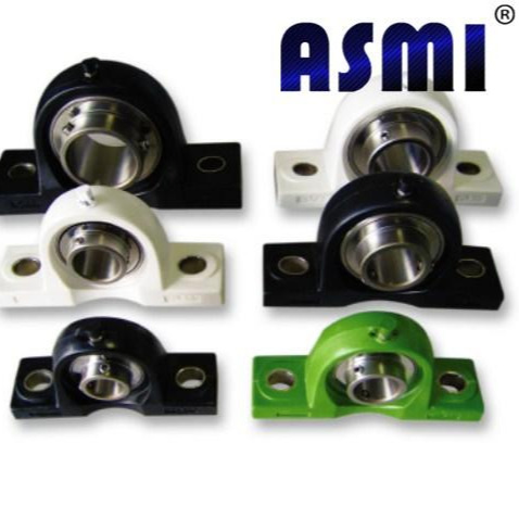 带立式塑料座不锈钢外球面轴承 塑料轴承座加不锈钢轴承 ASMI/爱思米生产厂家 SUCPPL209 SUCPPL210