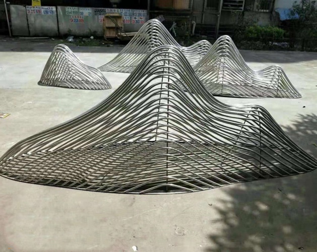 铁艺造型加工 铁艺工艺品定制 不锈钢工艺造型加工|铁艺假山