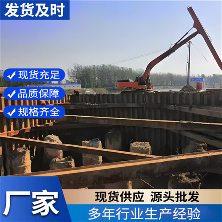 钢板桩支护施工 基坑支护可用 机械制造用 服务完善