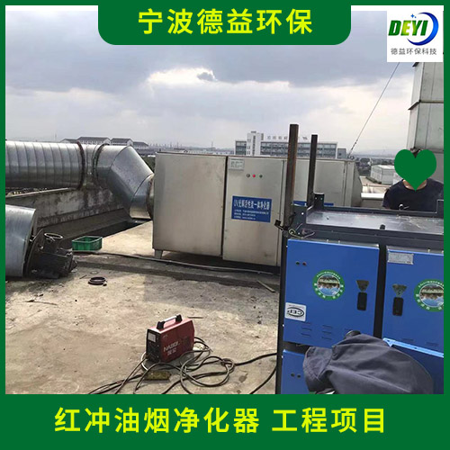 德益环保实力工厂 红冲油烟净化器 油烟净化器定制