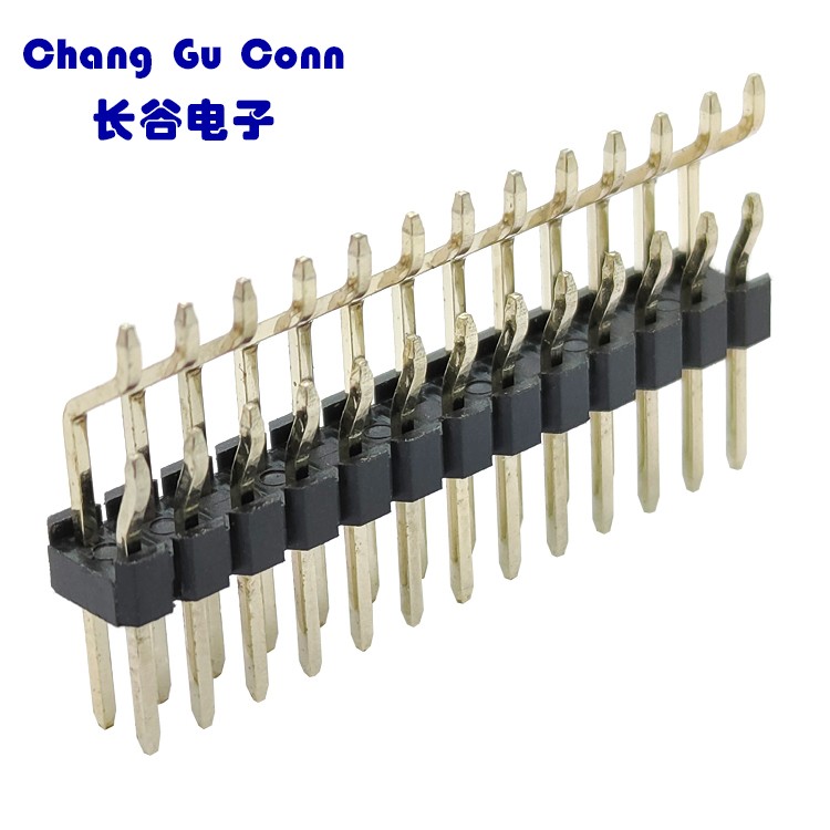 圆孔排针 引脚与孔壁之间形成紧密的物理接触
