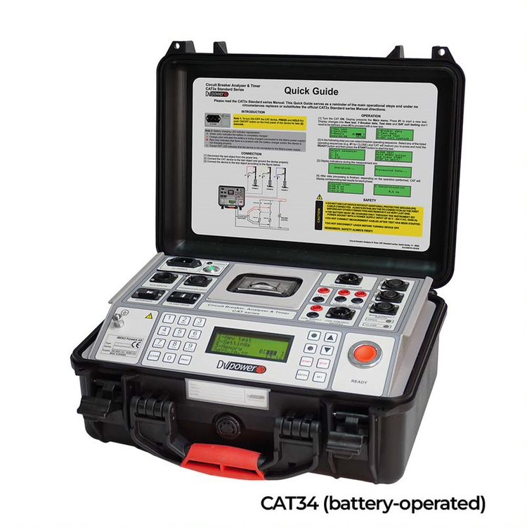 瑞典DV POWER CAT34 CAT64断路器分析仪和计时器代理现品
