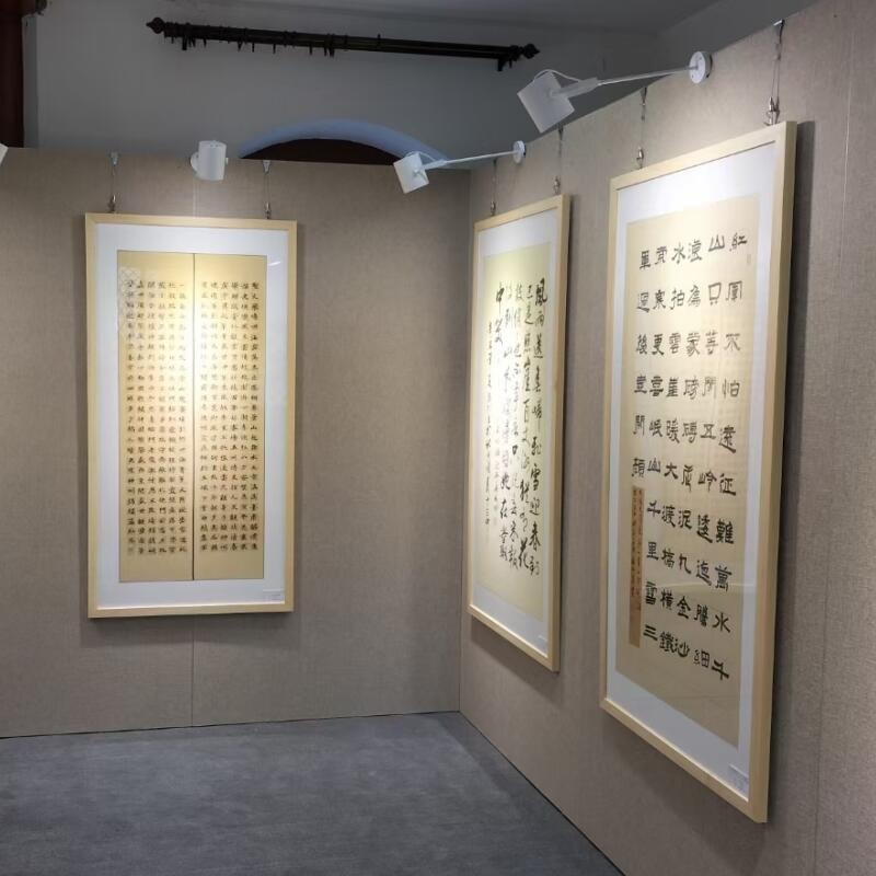 出租隔断 美术展览屏风 画展组合展架 书法展板 北京挂画展览板墙