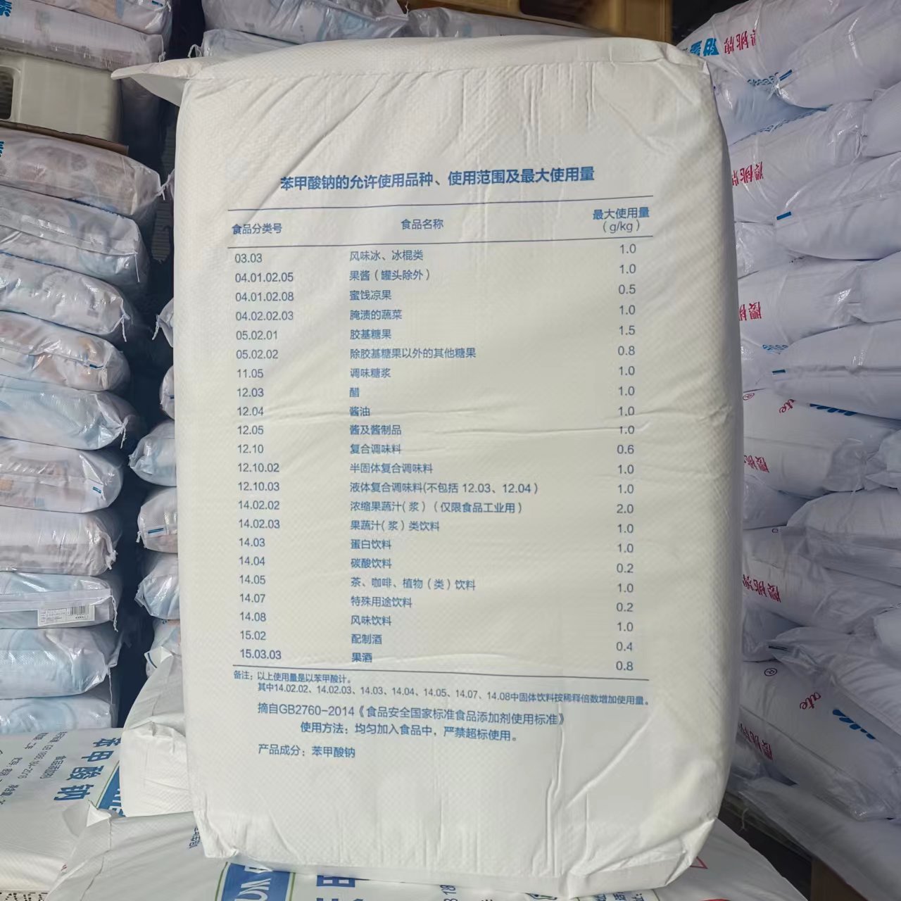 苯甲酸钠 食品防腐剂 现货销售 量大优惠食品抗菌