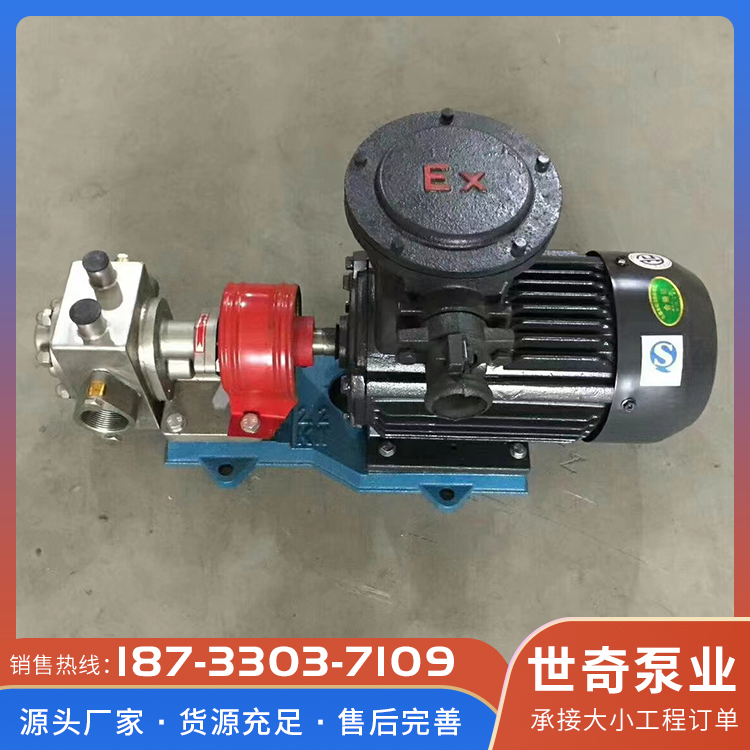 不锈钢齿轮泵 大流量抽油泵 性能稳定