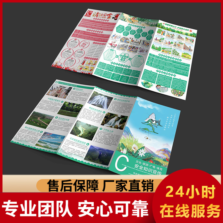 折页 员工产品手册 平面宣传物料 专业团队