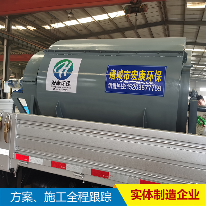 自进水转鼓微滤机 固液分离 全自动微滤处理设备 鸡鸭鹅粪处理