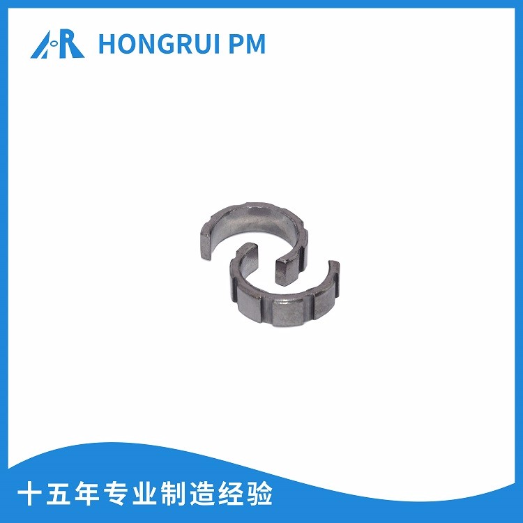 鸿瑞粉末冶金 铁基合金拉丝套粉末冶金五金结构件含油轴套衬套