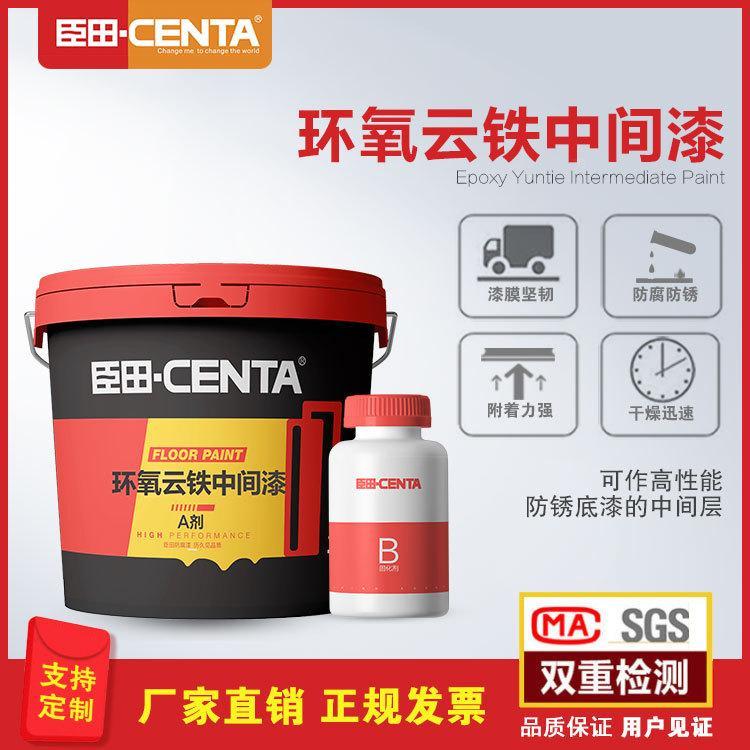 环氧云铁中间漆 金属钢结构防腐防锈涂料游轮房顶栏杆